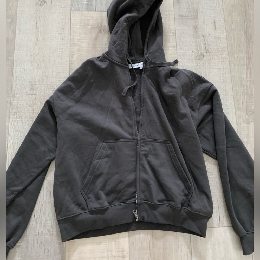 Mens Weekday Zip Up Hoodie